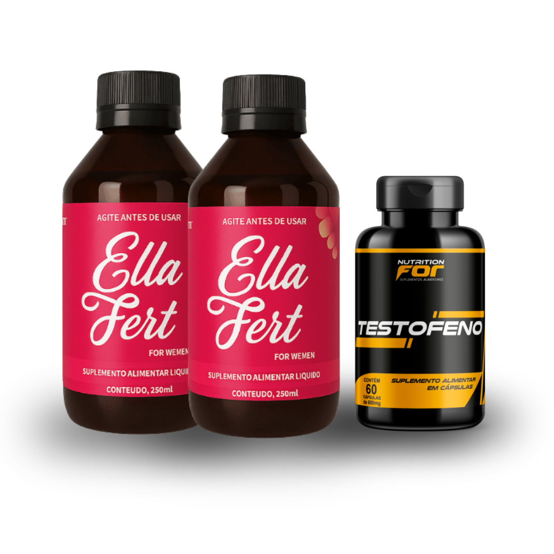 Garrafa Ella Fert - Tratamento para 1 Mês para o casal